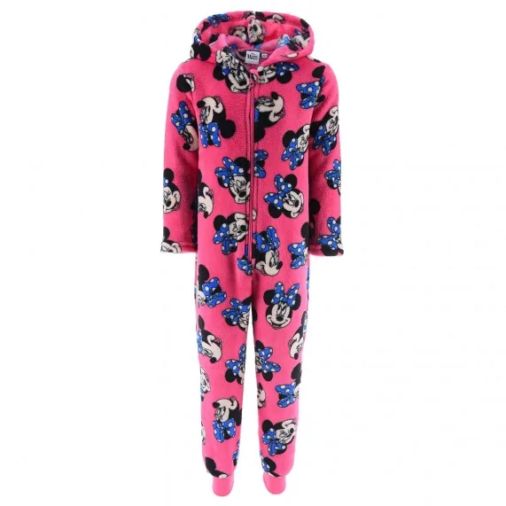 Disney Minnie Mouse - Girl's Fleece Playsuit Pyjamas (Pyjama Sets) French Market on FrenchMarket