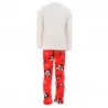 Disney Minnie Mouse - Conjunto de pijama de forro polar de invierno "Happy Christmas" para niña (Ensemble de Pyjama) French M...