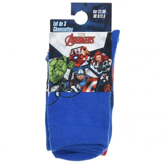 Lot de 3 Paires de Chaussettes Garçon MARVEL "Avengers" (Fantaisies) French Market chez FrenchMarket