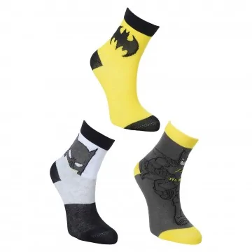 Set of 3 pairs of "Batman" Boy Socks (Fantasies) French Market on FrenchMarket