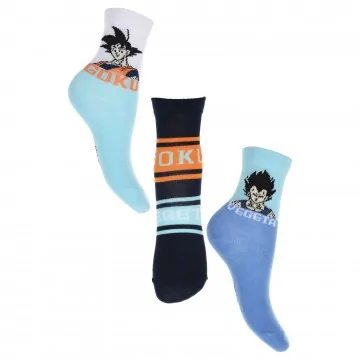 Lot de 3 Paires de Chaussettes Garçon "Dragon Ball Z" (Fantaisies) French Market chez FrenchMarket