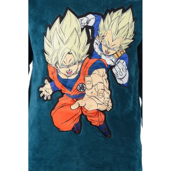 Dragon Ball Z - Son Goku Vegeta - Set pigiama in pile per uomo (Set di pigiami) French Market chez FrenchMarket