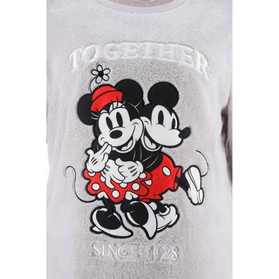 Disney - Conjunto de pijama de forro polar de Minnie y Mickey para mujer (Conjuntos de pijama) French Market chez FrenchMarket