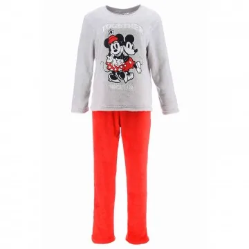 Disney - Conjunto de pijama de forro polar de Minnie y Mickey para mujer (Conjuntos de pijama) French Market chez FrenchMarket