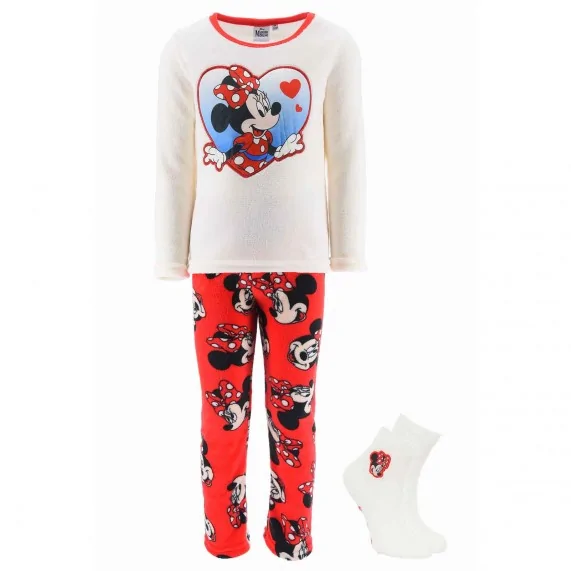 Disney Minnie Mouse - Conjunto de pijama de vellón para niña (Ensemble de Pyjama) French Market chez FrenchMarket