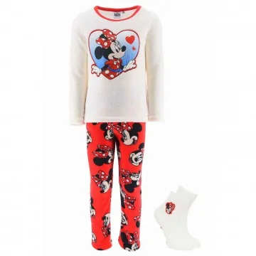 Disney Minnie Mouse - Conjunto de pijama de vellón para niña (Ensemble de Pyjama) French Market chez FrenchMarket