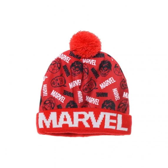 Marvel" Boy's pompom hat (Bonnets) French Market on FrenchMarket