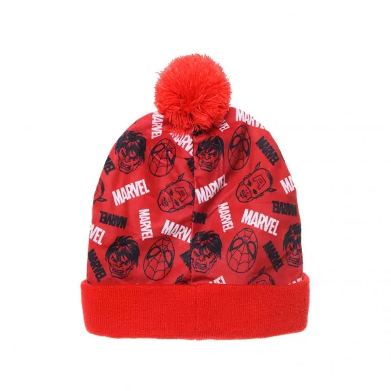 Cappello a pompon da ragazzo "Marvel (Cofani) French Market chez FrenchMarket