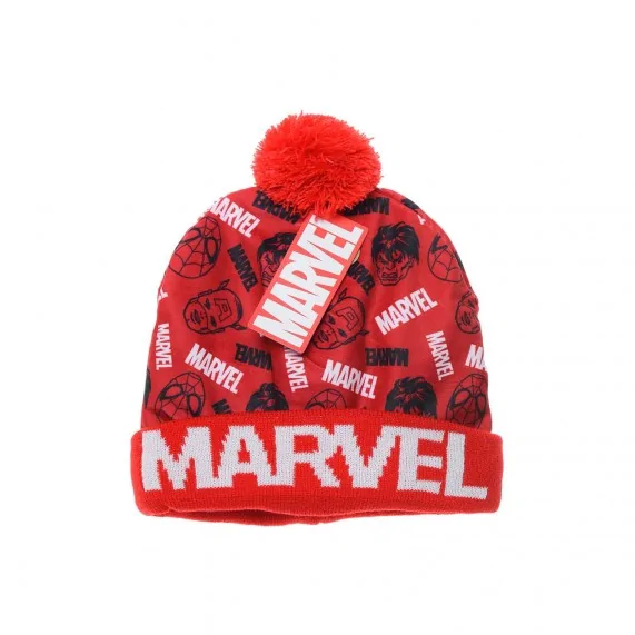 Cappello a pompon da ragazzo "Marvel (Cofani) French Market chez FrenchMarket