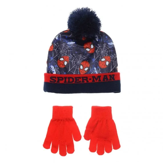 Marvel "Spider-Man" Handschuhe Mütze Set (Mützen) French Market auf FrenchMarket