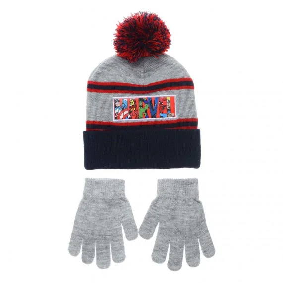 Marvel Boy's Beanie & Glove Set (Bonnets) French Market on FrenchMarket