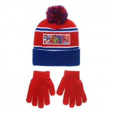 Marvel Boy's Beanie & Glove Set (Bonnets) French Market on FrenchMarket