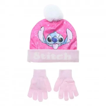 Ensemble Bonnet Gants Lilo & Stitch "Stitch" (Bonnets) French Market chez FrenchMarket