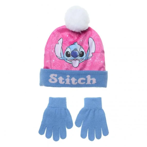 Ensemble Bonnet Gants Lilo & Stitch "Stitch" (Bonnets) French Market chez FrenchMarket