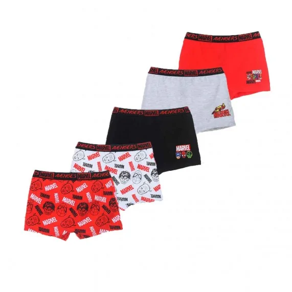 Lot de 5 Boxers Coton Garçon Avengers (Lot boxers Garçon) French Market chez FrenchMarket