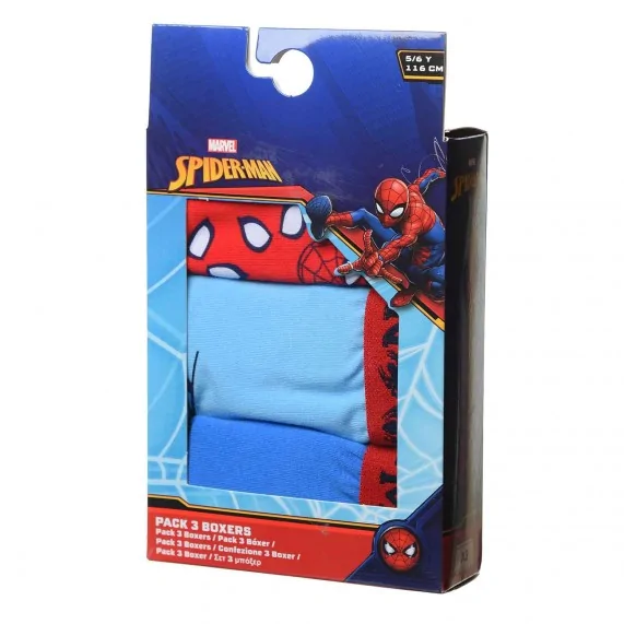 Set van 3 "Spider-Man" katoenen boxershorts voor jongens (Jongensboxershort) French Market chez FrenchMarket