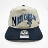 Casquette baseball NCAA North Carolina Tar Heels "wave hitch" (Casquettes) '47 Brand chez FrenchMarket