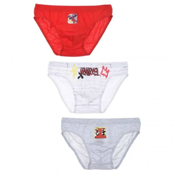 3er-Pack Baumwoll-Slips Jungen Spider-Man (Briefs) French Market auf FrenchMarket