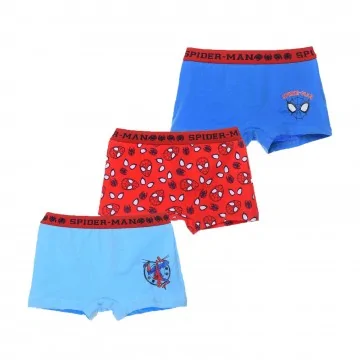 Lot de 3 Boxers Garçon En Coton "Spider-Man" (Lot boxers Garçon) French Market chez FrenchMarket