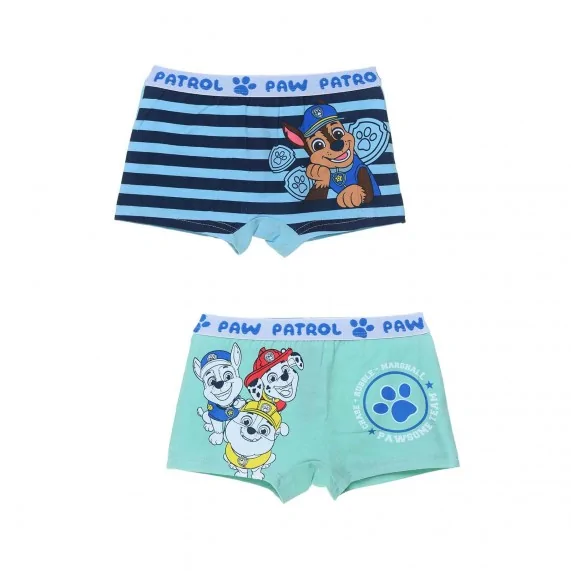 Lot de 4 Boxers Garçon Coton La Pat' Patrouille (Lot boxers Garçon) French Market chez FrenchMarket