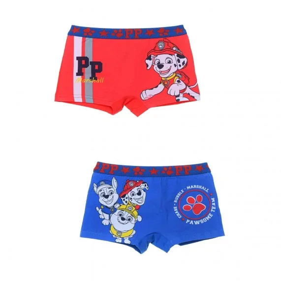 Lot de 4 Boxers Garçon Coton La Pat' Patrouille (Lot boxers Garçon) French Market chez FrenchMarket