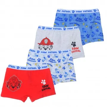 4er-Pack Boxershorts aus Baumwolle für Jungen La Pat' Patrouille (Boxershorts für Jungen) French Market auf FrenchMarket