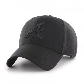 mLB Atlanta Braves "Black Tonal Snapback" cap (Caps) '47 Brand on FrenchMarket