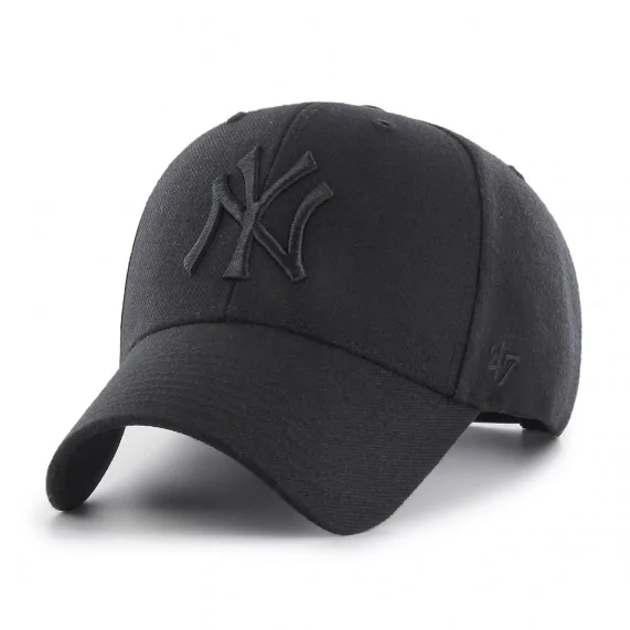 Casquette MLB New York Yankees MVP Snapback "Black Tonal" (Casquettes) '47 Brand chez FrenchMarket