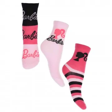 Barbie" 3-Pair Girls' Socks Set (Socks) French Market on FrenchMarket