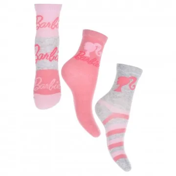 Barbie" 3-Pair Girls' Socks Set (Socks) French Market on FrenchMarket