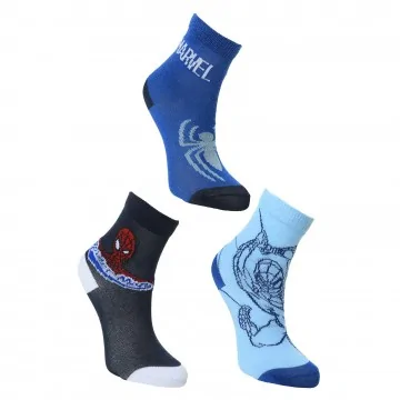 Set of 3 pairs of MARVEL "Spider-Man" Boy Socks (Fantasies) French Market on FrenchMarket