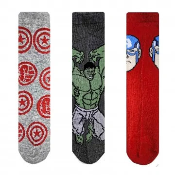 Lot de 3 Paires de Chaussettes Garçon MARVEL Avengers (Fantasien) French Market auf FrenchMarket