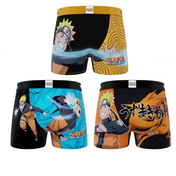 Set di 3 boxer per bambini di Naruto (Boxer da ragazzo) Freegun chez FrenchMarket