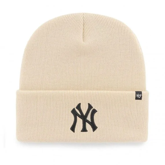 Bonnet MLB New York Yankees Haymaker Natural Crème (Bonnets) '47 Brand chez FrenchMarket