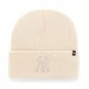 Bonnet MLB New York Yankees Haymaker Natural Crème (Bonnets) '47 Brand chez FrenchMarket