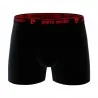 Lot de 4 Boxers Homme 100% Coton "Noir Ceinture Color" (Lot boxers Homme) Pierre Cardin chez FrenchMarket