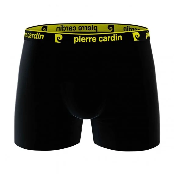 Set van 4 herenboxershorts 100% katoen "Black Belt Color (Herenboxershorts) Pierre Cardin chez FrenchMarket