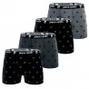 Lot de 4 Boxers Homme Coton "Print Logo" (Lot boxers Homme) Pierre Cardin chez FrenchMarket