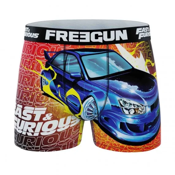 Boxer Homme Microfibre "Fast & Furious" (Boxers Homme) Freegun chez FrenchMarket