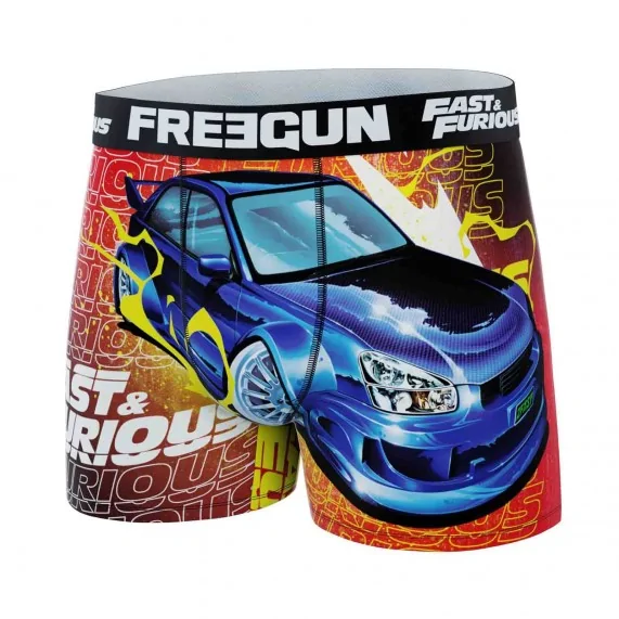 Boxer Homme Microfibre "Fast & Furious" (Boxers Homme) Freegun chez FrenchMarket