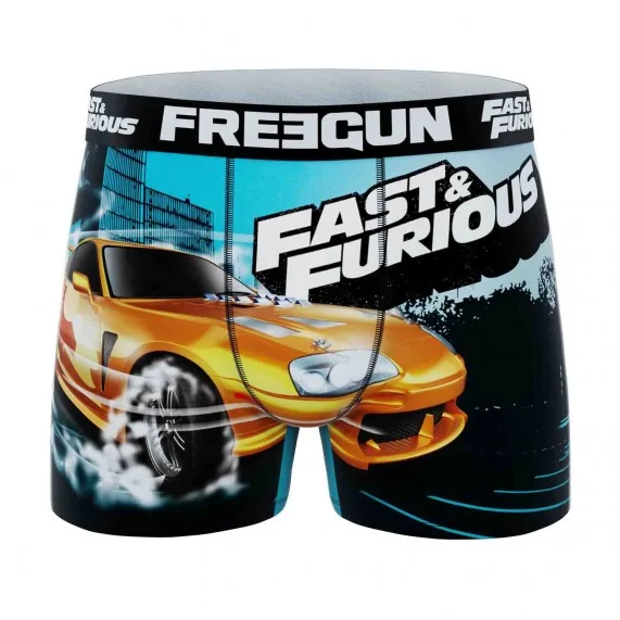 Boxer Homme Microfibre "Fast & Furious" (Boxers Homme) Freegun chez FrenchMarket