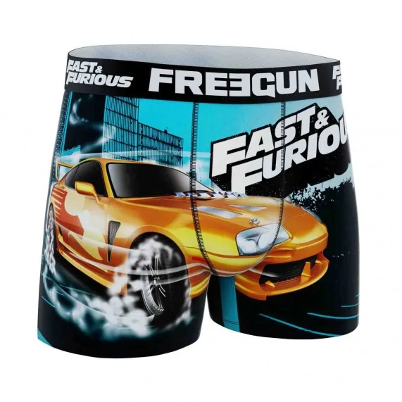 Boxer Homme Microfibre "Fast & Furious" (Boxers Homme) Freegun chez FrenchMarket