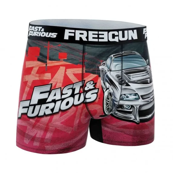 Boxer Homme Microfibre "Fast & Furious" (Boxers Homme) Freegun chez FrenchMarket