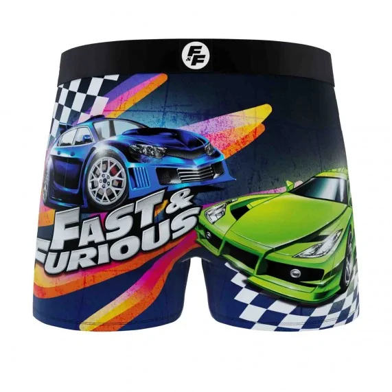 Boxer Mann Mikrofaser "Fast & Furious" (Boxershorts) Freegun auf FrenchMarket