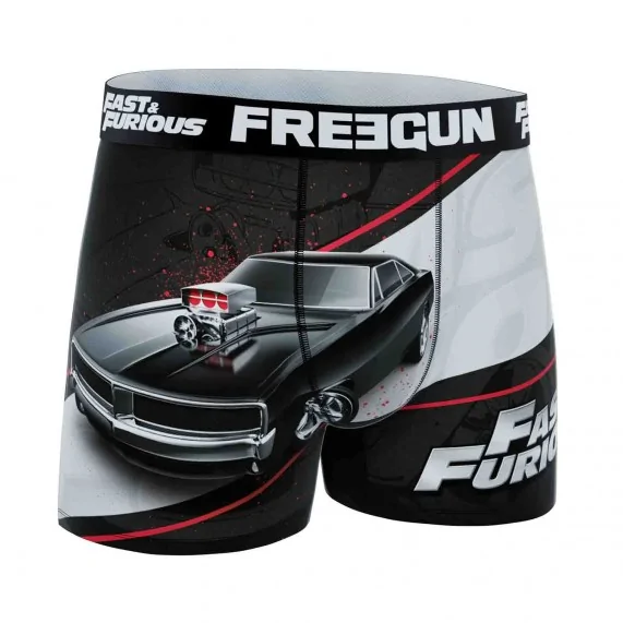 Boxer Mann Mikrofaser "Fast & Furious" (Boxershorts) Freegun auf FrenchMarket