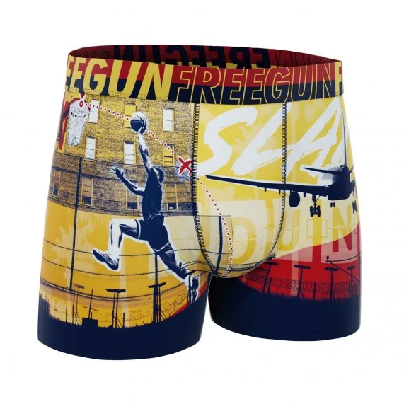 Boxer Herren Premium Sport Basket Slam Dunk (Boxershorts) Freegun auf FrenchMarket