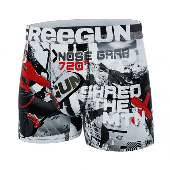 Boxer Homme Premium Sport Extrême Snow (Boxers Homme) Freegun chez FrenchMarket