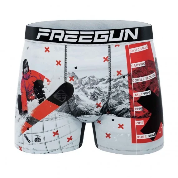 Boxer Homme Premium Sport Extrême Snow (Boxers Homme) Freegun chez FrenchMarket