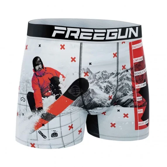 Boxer Homme Premium Sport Extrême Snow (Boxers Homme) Freegun chez FrenchMarket