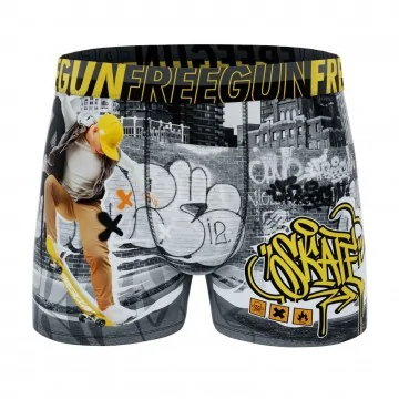 Boxer Homme Premium Sport Extrême Skate (Boxers Homme) Freegun chez FrenchMarket